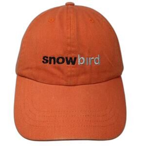 Alternative Apparel Orange Baseball Cap One Size Slideback Cotton Hat Adjusting